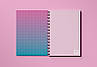 Блокнот із рожевими сторінками в смужку LunaMoon №1 А5, 102 ст, фото 4