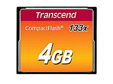 Карта пам'яті Transcend 4 GB 133X CompactFlash Card (TS4GCF133)