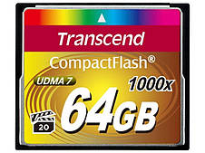 Карта пам'яті Transcend 64 GB 1000X CompactFlash Card (TS64GCF1000)