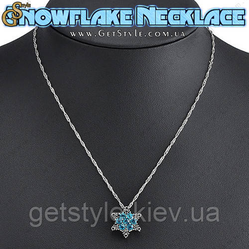Прикраса на шию — "Snowflake Necklace" + подарункове паковання