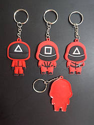 Брелок Гра в кальмара гума