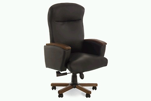 Крісло шкіряне для керівника «Luxus A» LE, фото 1