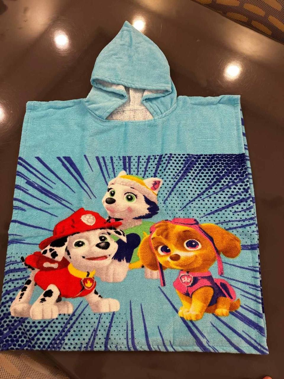 Дитяче пончо рушник 120 на 60 см 3D принт Туреччина 86, фото 1