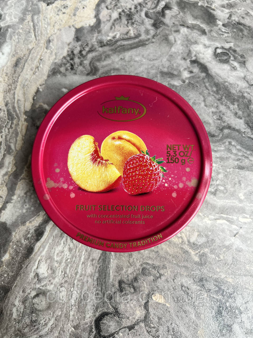 Льодяники kalfany fruit selection drops фруктовий мікс 150 грм