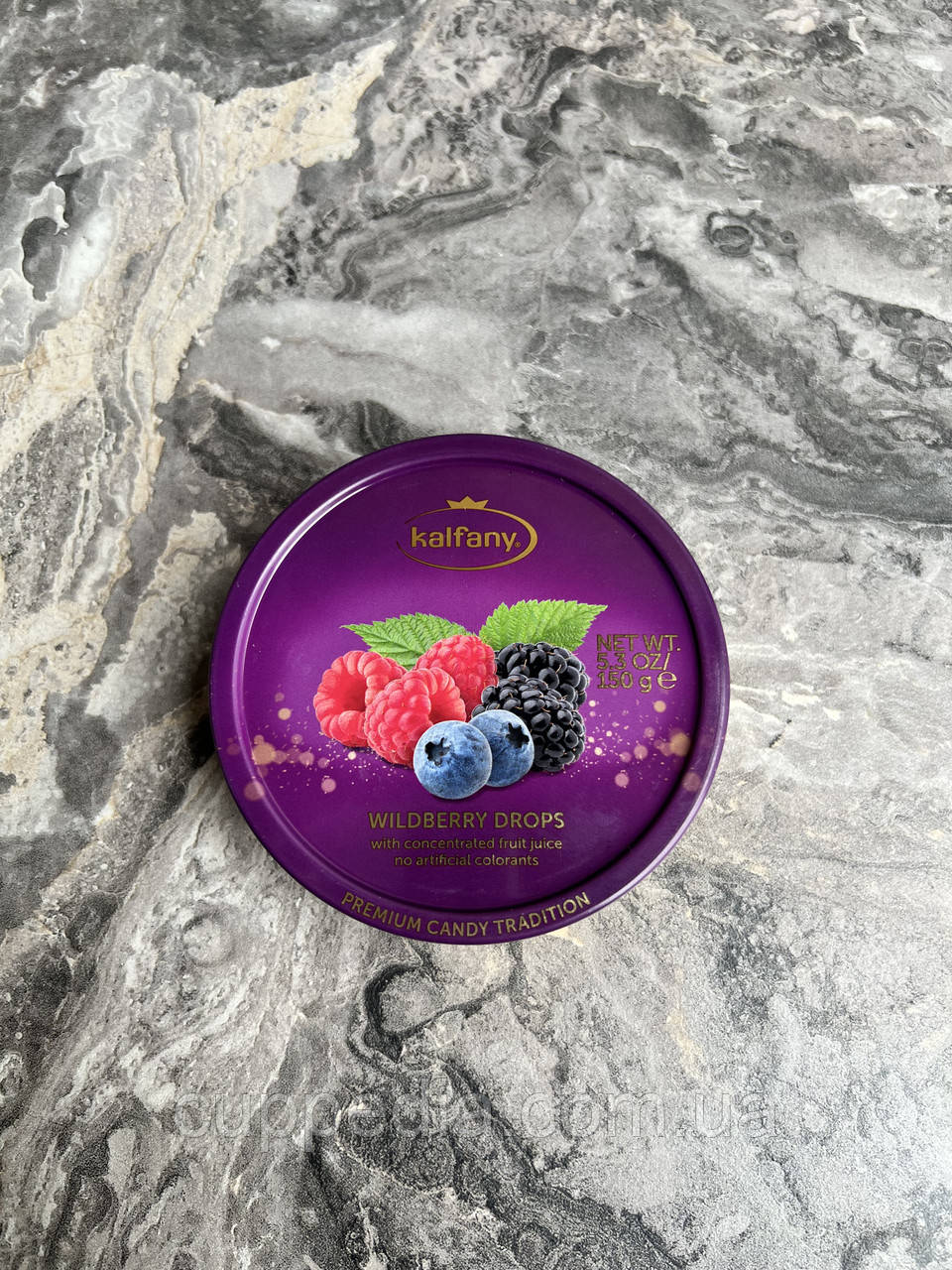 Льодяники kalfany wildberry drops ягідний мікс 150 грм