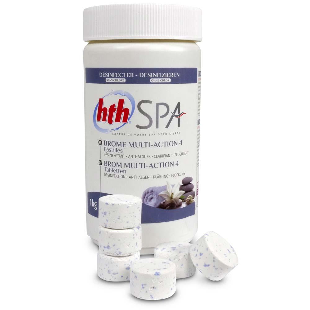 Багатофункціональні таблетки брому для SPA hth 4в1 20г, 1кг (Франція), BROME MULTI ACTION