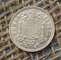 1 песета 1975 року. (78)  Iспанiя