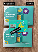 Сім картки Словаччини 4ка 🇸🇰