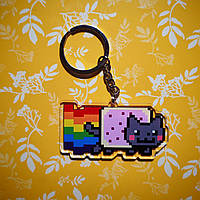 Брелок Мем Нян Кет / Nyan Cat.
