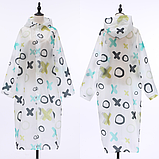 Дощовик підлітковий, жіночий "Хрестики/нуліки" Зріст 170 см (14102), фото 3