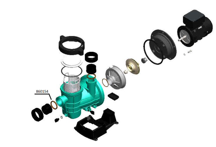 Прокладка для муфт підключення насосу STREAMER MINI