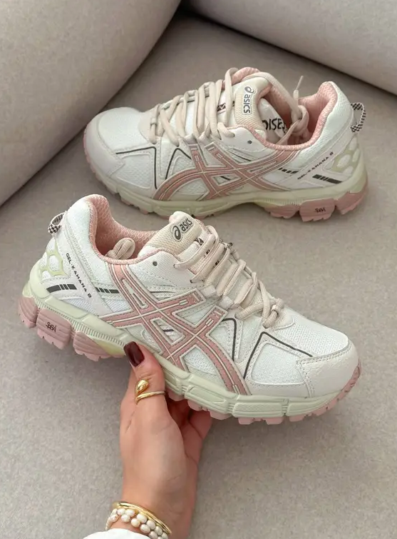 Жіночі кросівки Asics Gel-Kahana 8 Beige Pink Асикс Кахана бежеві з рожевим весна літо