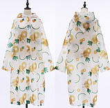 Плащ - дощовик для дорослих або підлітків "Ананас" Зріст 170 см (14098), фото 4