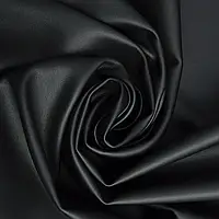 Ткань Стрейч кожа Черный