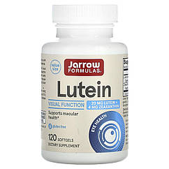 Лютеїн, Lutein, Jarrow Formula, 20 мг, 120 капсул