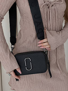 Сумка жіноча Марк джейкобс The Snapshot Total Black чорна