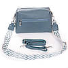Сумка жіноча шкіряна маленька клатч ALEX RAI 99122 l.blue, фото 3