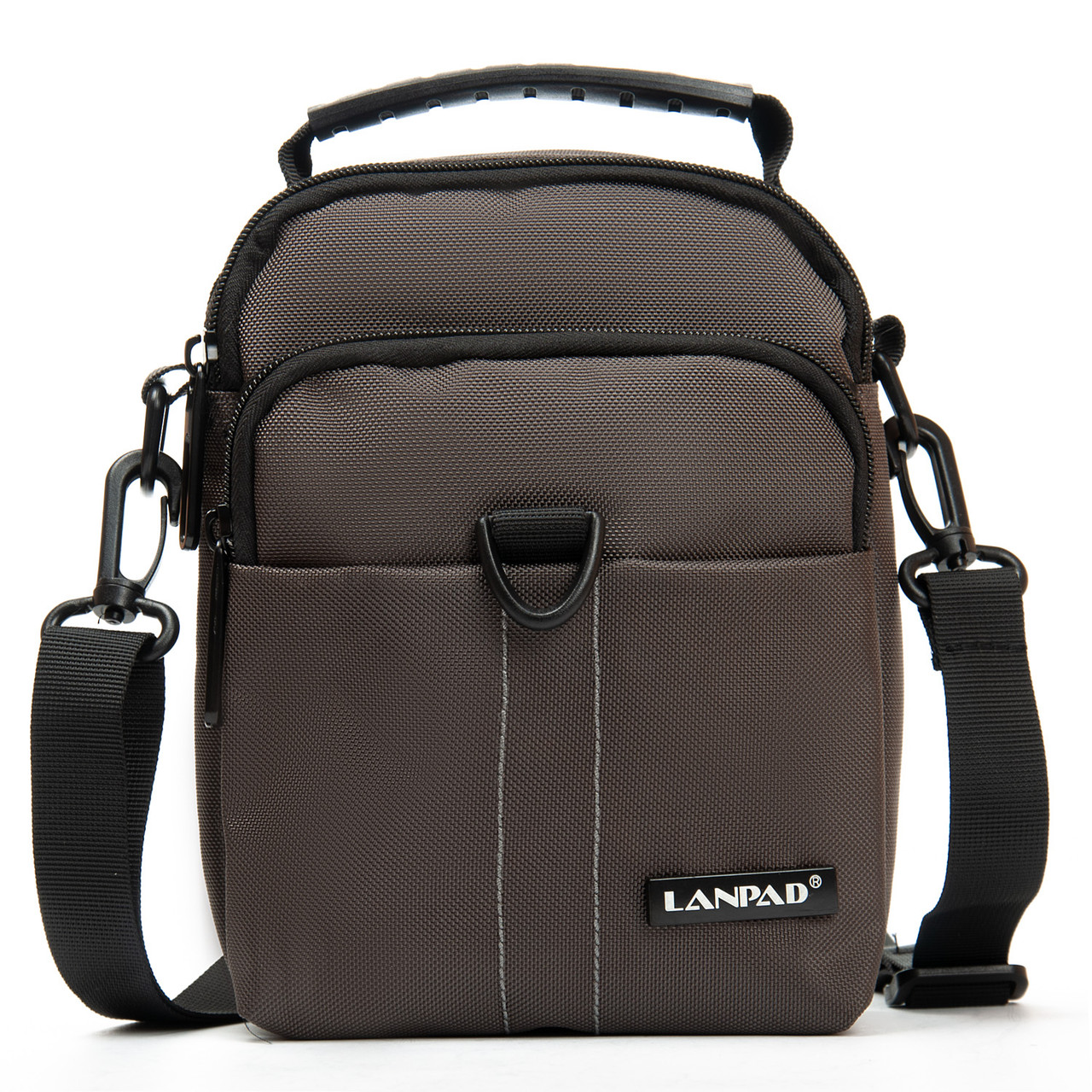 Сумка чоловіча планшет нейлонова Lanpad 7685 grey