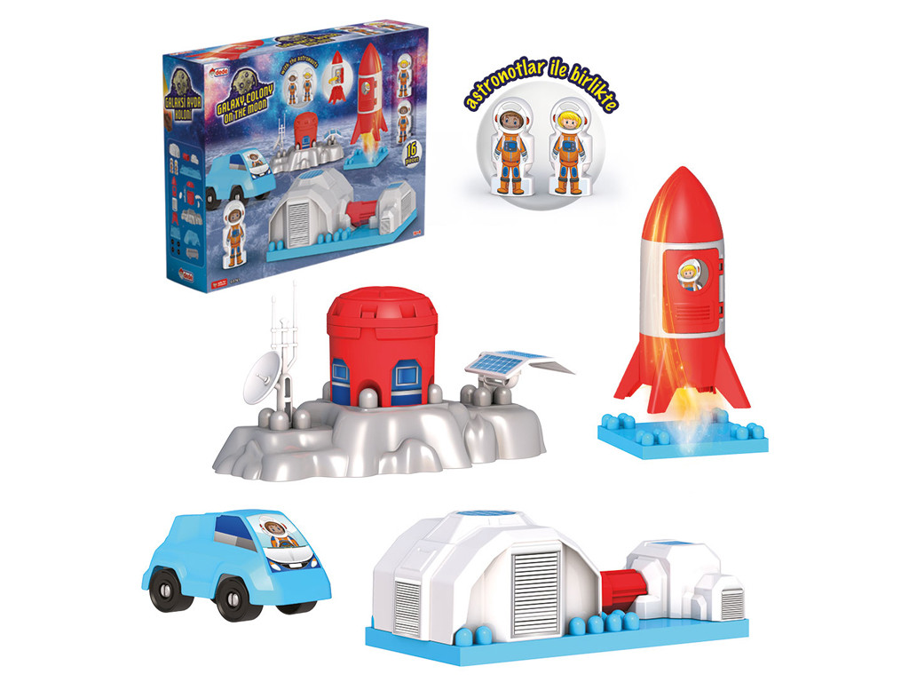 Конструктор Висадка на Місяць, 16 елементів, Dede 03761, фото 1