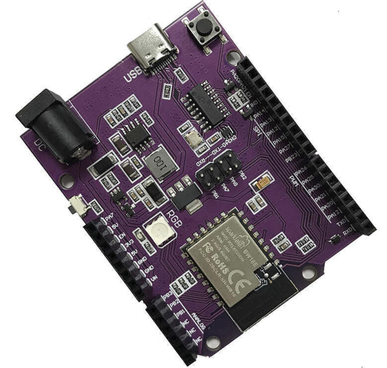 Плата розробки WiFi RTL8720DN Bluetooth BW16 UNO Arduino антена PCB
