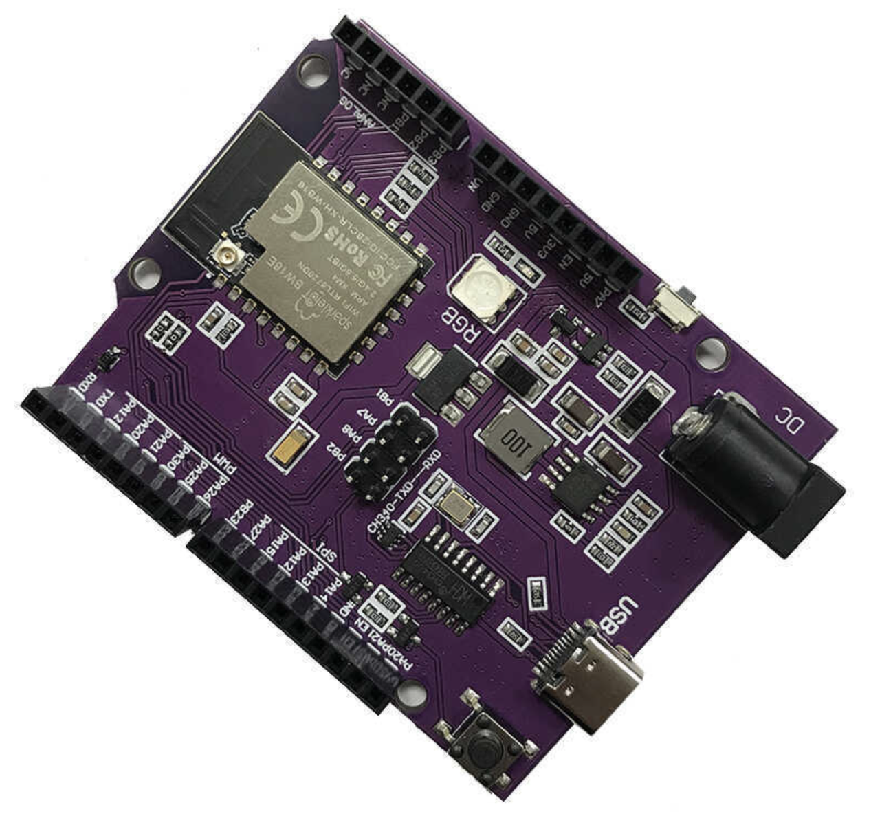 Плата розробки WiFi RTL8720DN Bluetooth BW16 UNO Arduino антена IPEX
