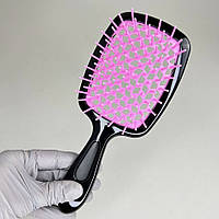 Гребінець продувний для волосся SuperBrush Pink (Чорний)