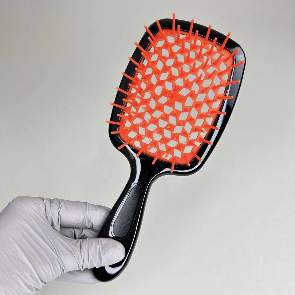 Гребінець продувний для волосся SuperBrush Orange (Чорний)