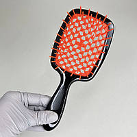 Гребінець продувний для волосся SuperBrush Orange (Чорний)