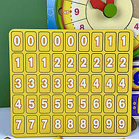 Пазл дерев`яний Годинник Вчимо час Ubee 32*23см (ПСД279), фото 5