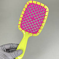 Гребінець продувний для волосся SuperBrush Pink (Жовта)