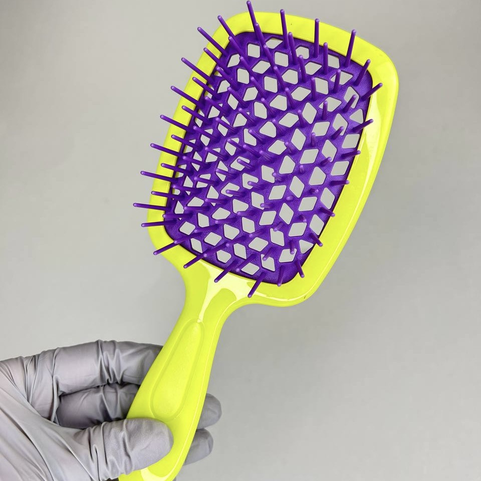 Гребінець продувний для волосся SuperBrush Violet (Жовта)