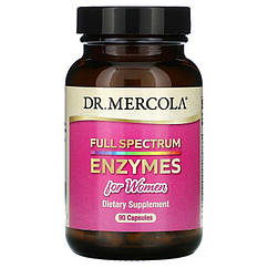 Ферменти повний спектр для жінок, Full Spectrum Enzymes, Dr. Mercola, 90 капсул
