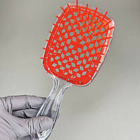 Гребінець продувний для волосся SuperBrush Orange (Прозора)