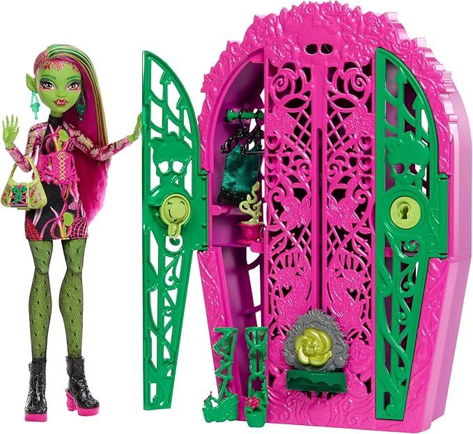 Monster High Цвіт та темрява Жахо-секрети Венери Монстр Хай Skulltimate Venus HYT75 McFlytrap , Міккі Маус, фото 1