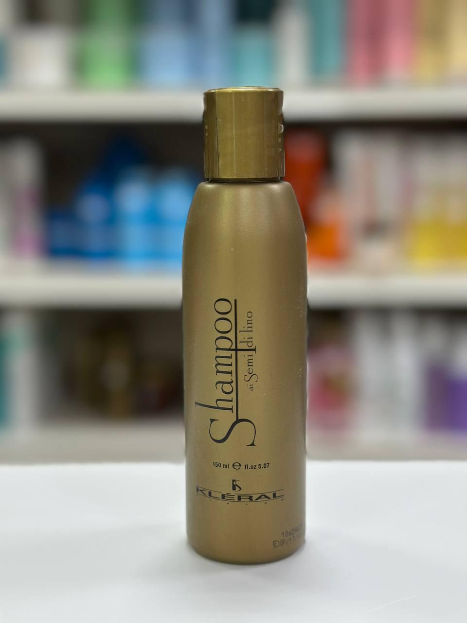 Живильний шампунь із екстрактом льону Kleral System Semi Di Lino Shampoo 150мл