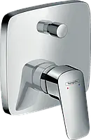 Змішувач для ванни Hansgrohe Logis 71405000, прихований монтаж, хром