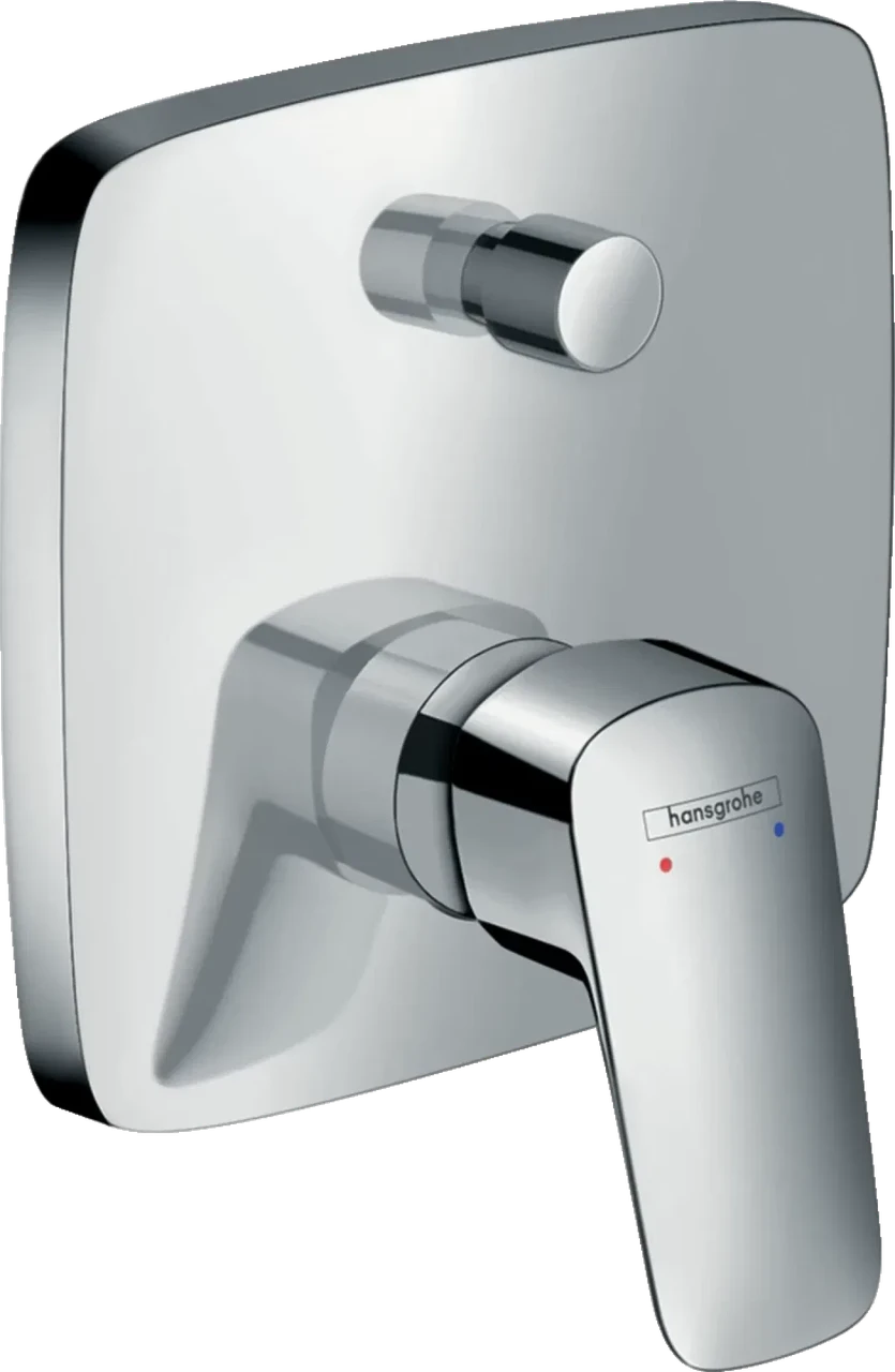 Змішувач для ванни Hansgrohe Logis 71405000, прихований монтаж, хром