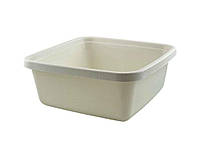 Миска 6 л квадратна 68-світло-бежевий 1040-68 ТМ LAMELA