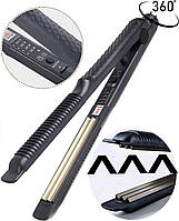 Щипці гофре для прикореневого об'єму волосся AVADONA плойка прасок для дрібної завивки з титановими пластинами