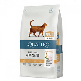 Quattro Cat Adult Extra Poultry Chicken Сухий корм з куркою для дорослих кішок (7кг)