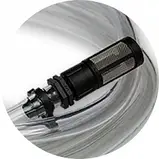 Шланг з краном і фільтром для Інжектора Вентурі 1" Комплект для всмоктування добрив, фото 3