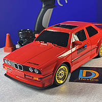 Машинка для дрифту BMW E30 червона на радіокеруванні Дрифт машинка БМВ на пульті керування На радіоуправлінні, дрифтова БМВ
