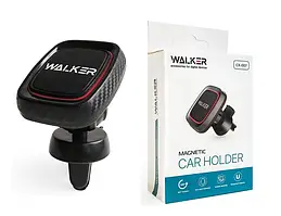 Автомобільний тримач WALKER CX-007 магнітний в дефлектор, чорний