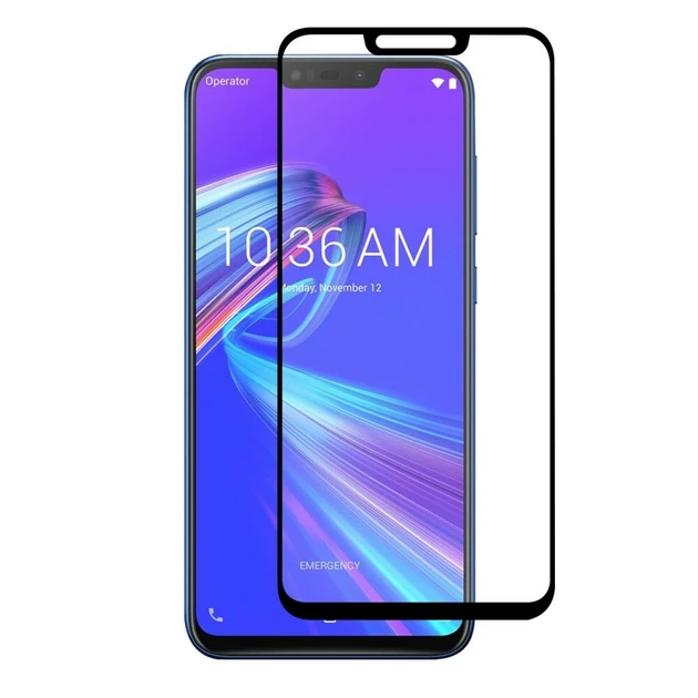 Захисне скло для Asus ZenFone Max M2 (ZB633KL, ZB632KL) з чорною рамкою