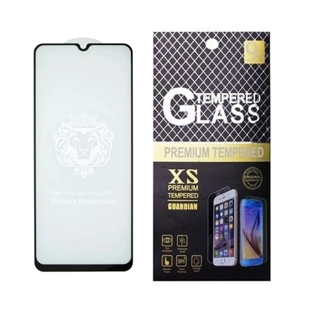 Захисне скло Prime для Xiaomi Redmi 10C, Redmi 11A, Redmi 12C, Redmi A3 з чорною рамкою