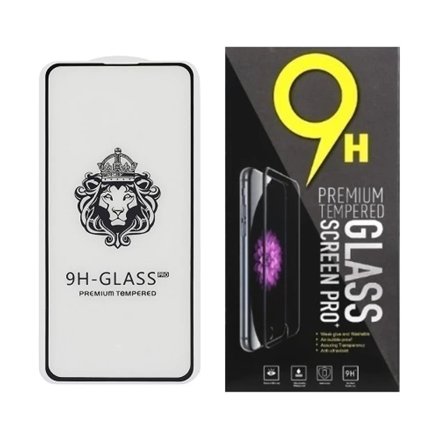 Захисне скло для Infinix Smart 8, Smart 8 HD, Smart 8 Plus, Smart 8 Pro з чорною рамкою
