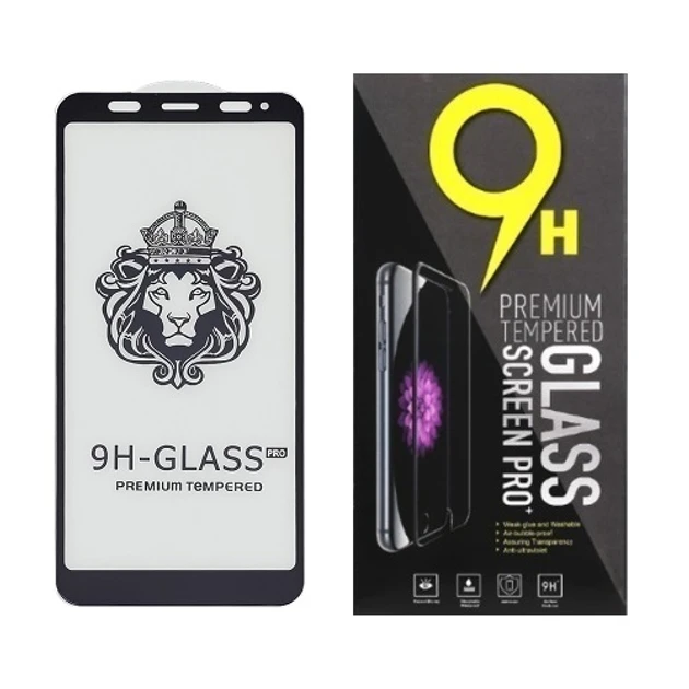 Захисне скло для Infinix Hot 6 Pro (X608) з чорною рамкою