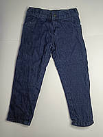 Дитячі джинси для хлопчика темно-сині утеплені на флісі, Туреччина, 5 років, 110 см