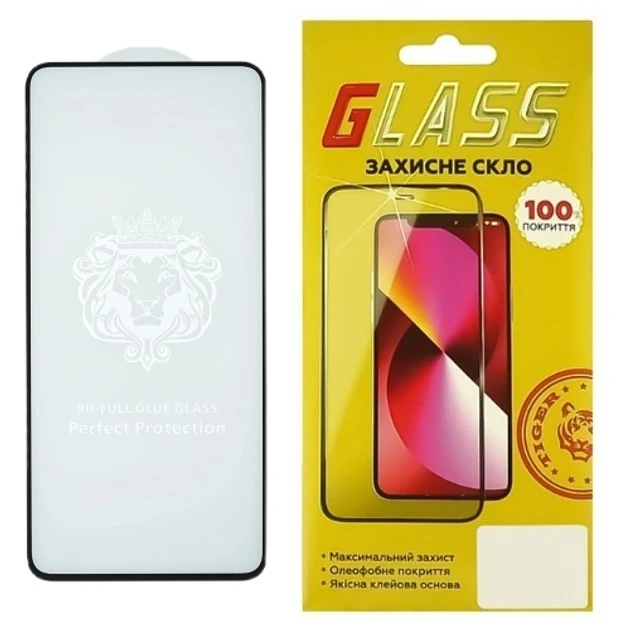 Захисне скло для Samsung A556 Galaxy A55 2024 з чорною рамкою