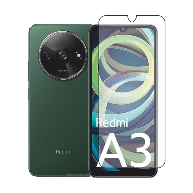 Захисне скло для Xiaomi Redmi A3 без рамки, прозоре